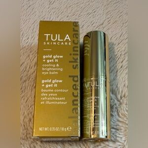 Tula Skincare Gold Glow & Get It Cooling & Brightening Eye Balm